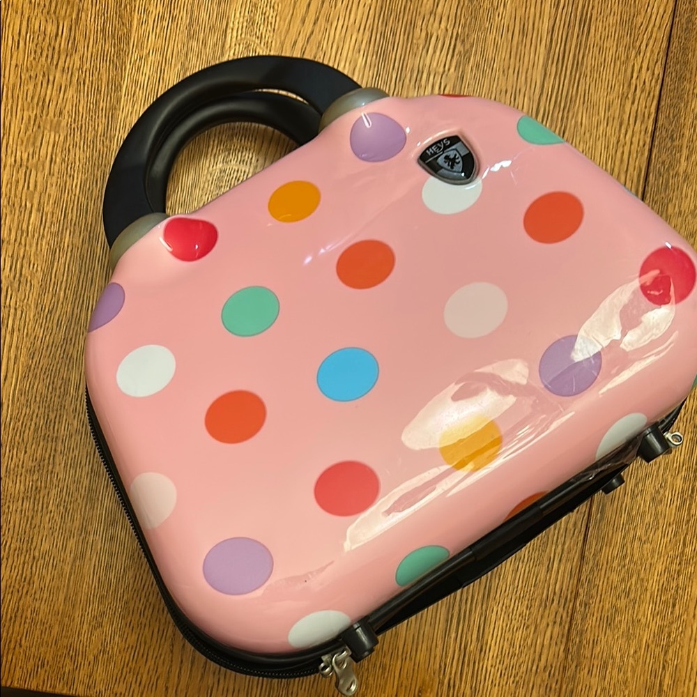 Heys Pink Polka Dot Handbag